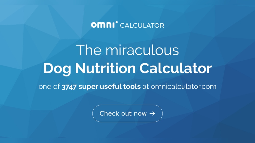 How to Calculate Dogs Nutritional Needs