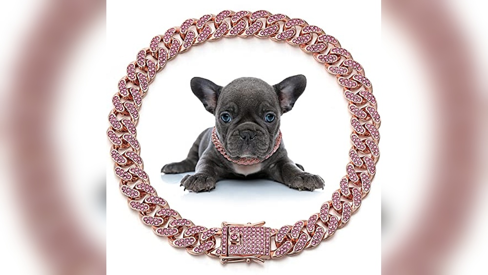 Rose Gold Dog Accessories